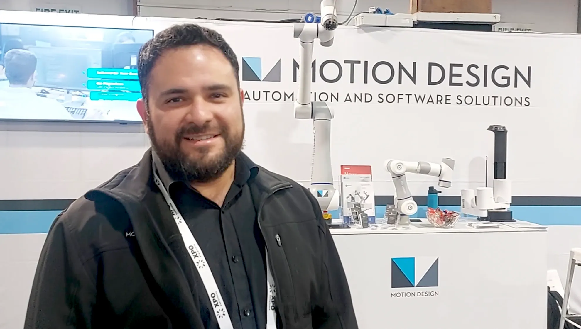 Motion Design Automation showcasing our vision, industrial automation and custom software capabilities at EMEX 2026 in Auckland. 