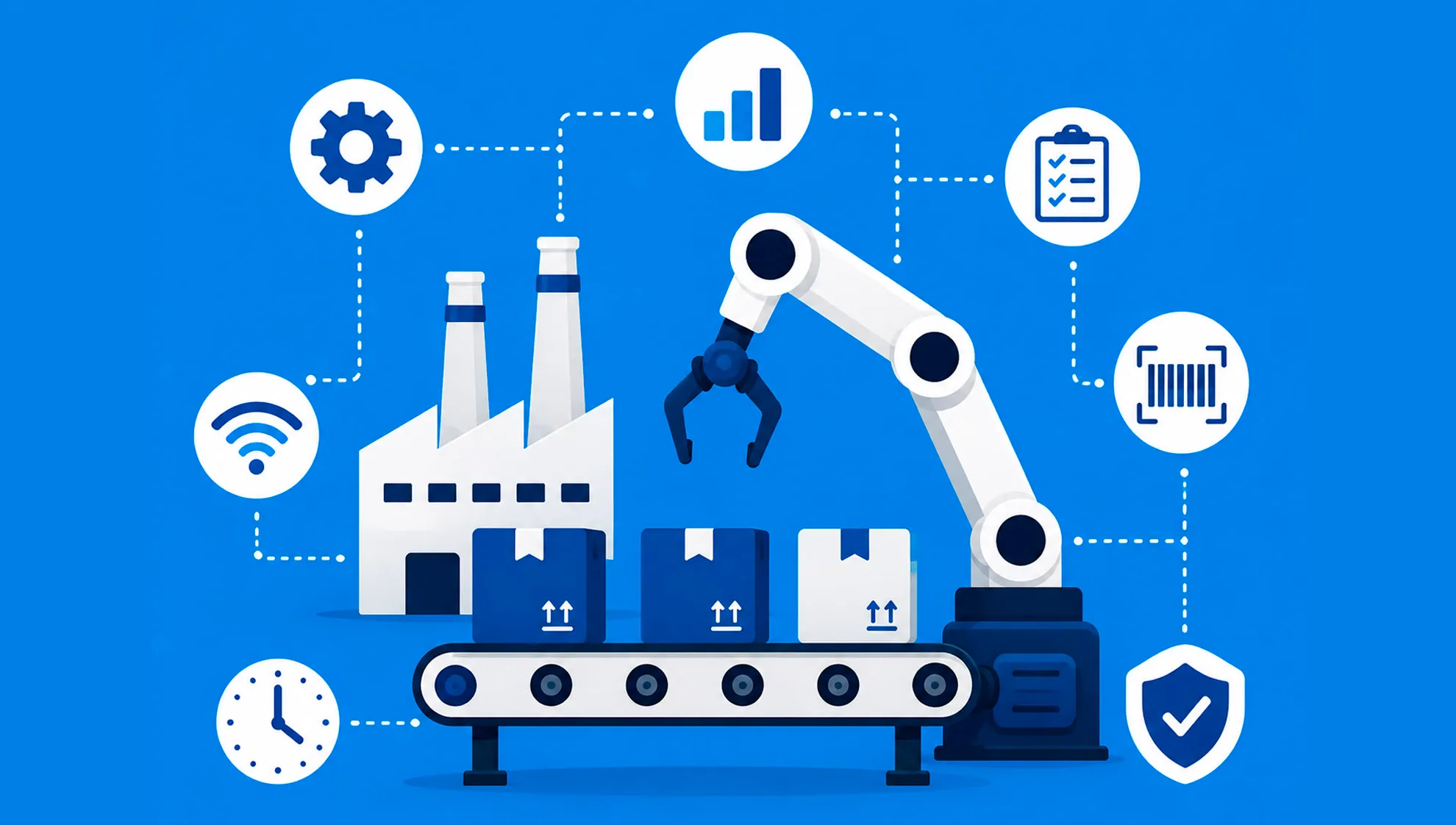 Production management solutions to monitor and control your factory and warehouse. 