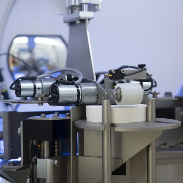 Filter paper folder for laboratory filter papers, used worldwide, designed and built by Motion Design Ltd